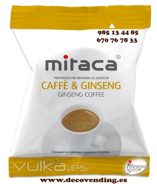 Delicioso Café Con Ginseng en tu máquina de capsulas Decovending ( Decoastur Vending Asturias ) illy