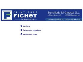 FICHET 24 HORAS - SERRALLERIA M. GINESTÀ S.L.