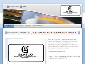 BLASCO ELECTRIFICACIONES Y TELECOMUNICACIONES S.A.