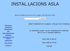 INSTAL·LACIONS I LEGALITZACIONS ASLA