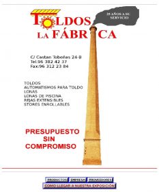 TOLDOS LA FÁBRICA