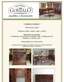 MUEBLES GONZALO