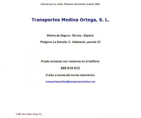 TRANSPORTES MEDINA ORTEGA S.L.