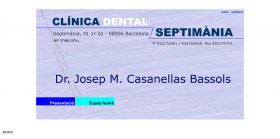 CLÍNICA DENTAL SEPTIMÀNIA