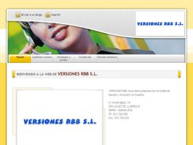 VERSIONES RBB S.L.