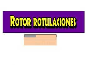 ROTOR ROTULACIONES