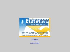 ETXEBESTE INSTALACIONES ELÉCTRICAS